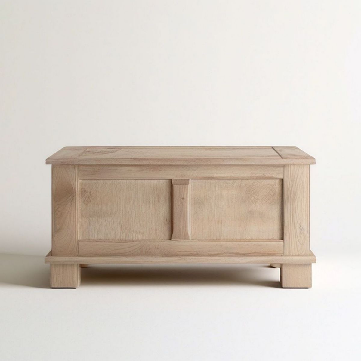 Dębowa skrzynia do przechowywania 100 x 45 x 55 cm, naturalny dąb